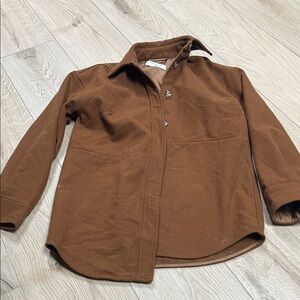 Aritzia Brown Varsity Jacket